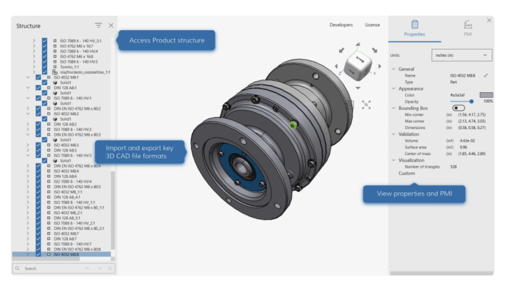 screenshot of CAD Exchanger